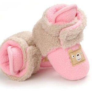 𝅺Baby Cozy Slip-on Slippers Pink
